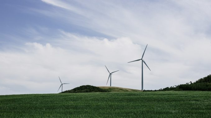 Investeringsmöjligheter i gröna energiprojekt illustration